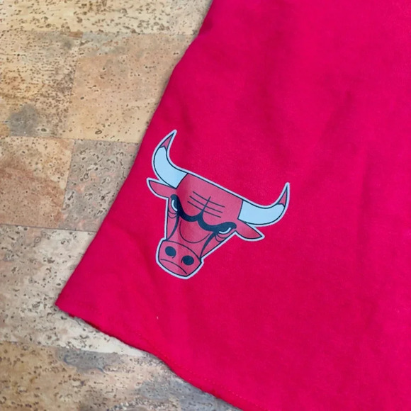 Mitchell & Ness Mens Game Day FT Chicago Bulls Shorts Drawstring Red 2XL NWT - Picture 3 of 11